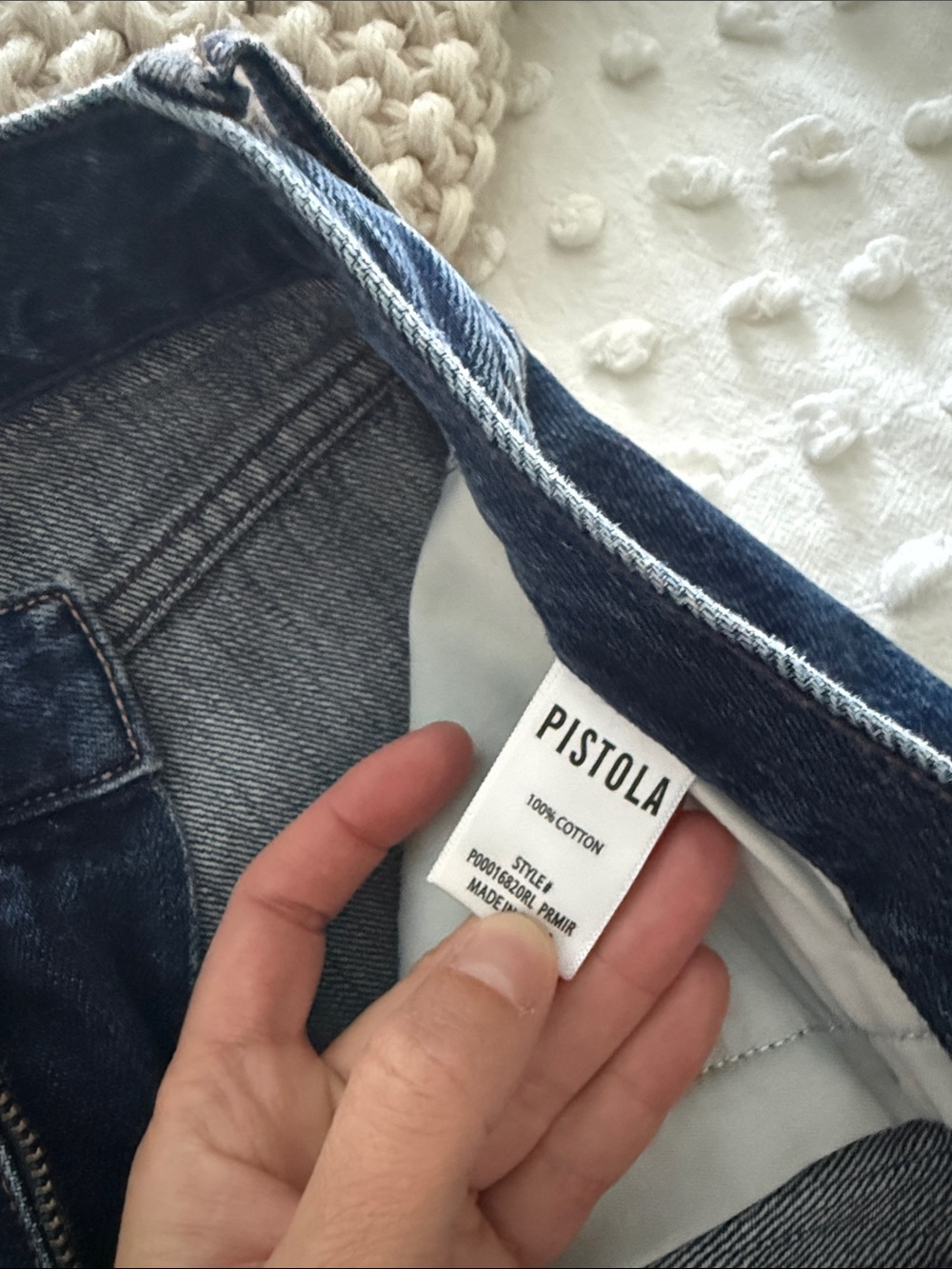 Pistola Wes High Waist Barrel Denim - Picture 3 of 5